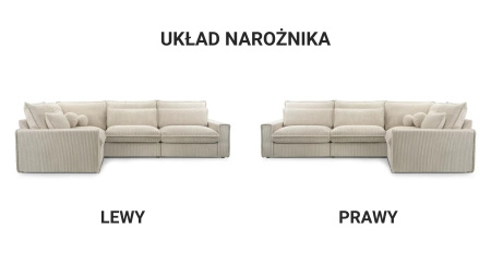 Narożnik Modułowy CECYLIA 309x217 cm
