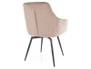Zestaw 2 krzeseł Servio Velvet ciemny beżowy