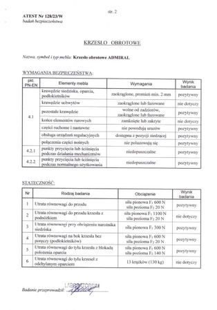 ADMIRAL fotel gabinetowy popielato / czarny