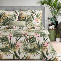 KOMPLET POŚCIELI SATYNOWEJ SPRING 43 160 X 200 CM ZIELONY