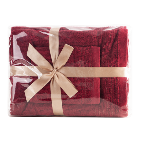 RĘCZNIK LARI (11) 70 X 140 CM BORDOWY