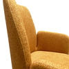 Fotel Hamilton musztardowy w tkaninie