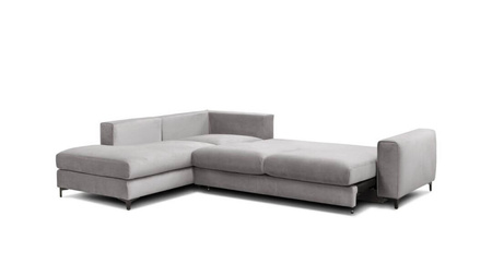 Narożnik Moon Set 1 302x235 cm szary z funkcją spania BEFAME