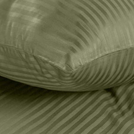 KOMPLET POŚCIELI SATYNOWEJ VERA 160 X 200 CM OLIWKOWY
