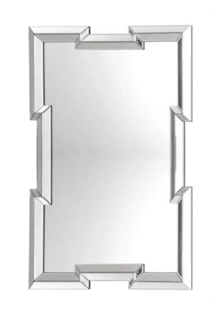 Lustro prostokątne Lante 80/120cm w misternej ramie z oryginalnymi wcięciami