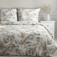 KOMPLET POŚCIELI BAWEŁNIANEJ LAYLA 160 X 200 CM BIAŁY