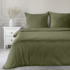 KOMPLET POŚCIELI SATYNOWEJ VERA 140 X 200 CM OLIWKOWY