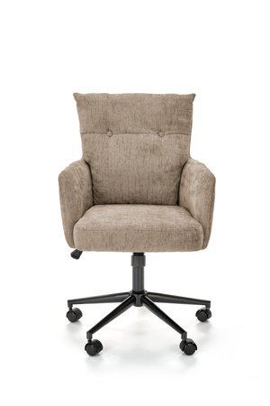 FLORES fotel obrotowy, jasny brąz (1p=1szt)