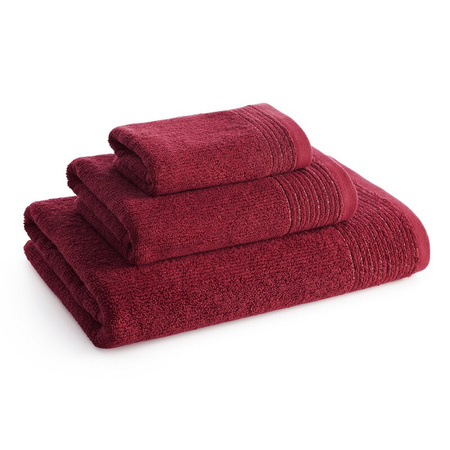 RĘCZNIK LARI (11) 70 X 140 CM BORDOWY