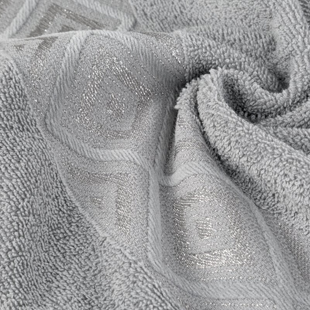 RĘCZNIK AZARI (02) 70 X 140 CM SREBRNY