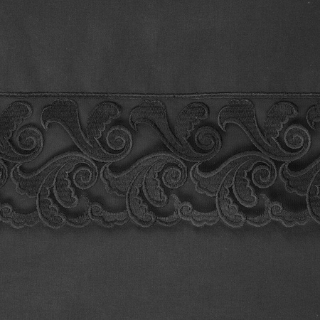 KOMPLET POŚCIELI BAWEŁNIANEJ LANA3 160 X 200 CM CZARNY