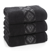 RĘCZNIK AZARI (06) 70 X 140 CM CZARNY