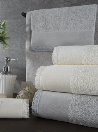 RĘCZNIK EMI (03) 70 X 140 CM SREBRNY