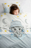 KOMPLET POŚCIELI DZIECIĘCEJ KID 11 100 X 135 CM BIAŁY