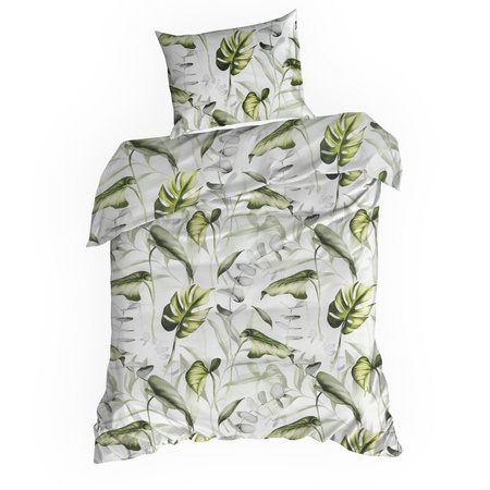 KOMPLET POŚCIELI BAWEŁNIANEJ ELLEN 160 X 200 CM BIAŁY