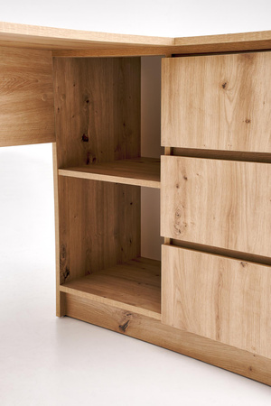 BEGA biurko, dąb artisan (2p=1szt)