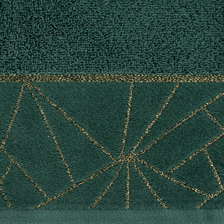 RĘCZNIK CLEO (06) 70 X 140 CM CIEMNOZIELONY