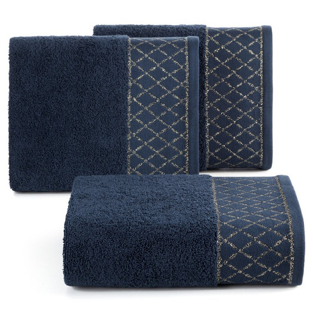 RĘCZNIK LAYLA (08) 70 X 140 CM GRANATOWY