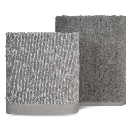 KOMPLET RĘCZNIKÓW 2 37 X 25 X 10 CM STALOWY