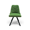 Krzesło NERO zielone w tkaninie