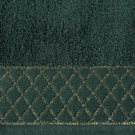 RĘCZNIK LAYLA (07) 70 X 140 CM CIEMNOZIELONY