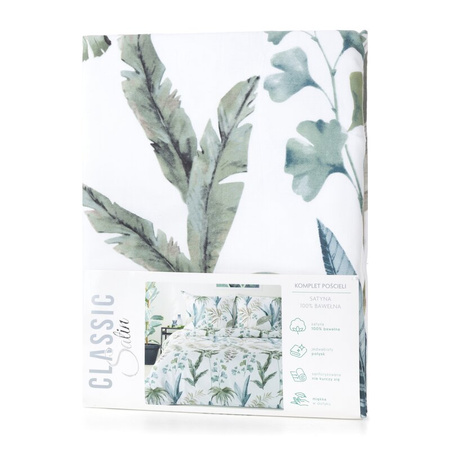 KOMPLET POŚCIELI SATYNOWEJ SPRING 52 160 X 200 CM BIAŁY
