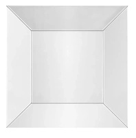 Lustro klasyczne Vasto 100/100cm kwadratowe w prostej minimalistycznej ramie