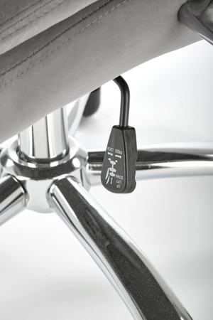 KING 2 fotel gabinetowy, tkanina popielaty (1p=1szt)