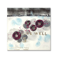 Obraz 80/80cm Live ręcznie malowany na aluminium