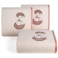 RĘCZNIK DZIECIĘCY BABY68 70 X 140 CM RÓŻOWY