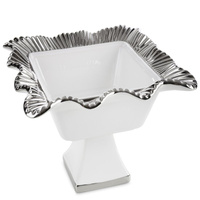 MISA DEKORACYJNA BETSY (02) 28 X 28 X 20 CM KREMOWY