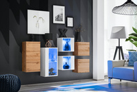 Switch zestaw szafek wiszących IV biały/wotan