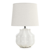 LAMPA DEKORACYJNA WENI (01) 30 X 30 X 46 CM BIAŁY