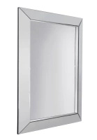Lustro klasyczne Gatto 66/90cm prostokątne w prostej ramie z mniejszych lustrzanych fragmentów