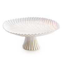 PATERA DEKORACYJNA NELA (01) 39 X 31 X 17 CM PERŁOWY