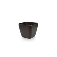 Modena funkcjonalna donica w kolorze metallic silver z wkładem nawadniającym 43x43x41