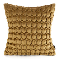 POSZEWKA VELVET 193 45 X 45 CM MUSZTARDOWY