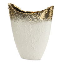 WAZON DEKORACYJNY SERIN (03) 30 X 9 X 35 CM BIAŁY