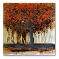 Obraz 100/100cm Rubini 2 ręcznie malowany na aluminium