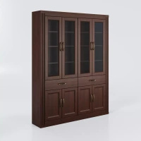 Biblioteczka klasyczna do biura 37x180x230 cm dąb czekoladowy/ kasztanowy Classic