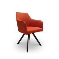 Fotel Simaron czerwony w tkaninie