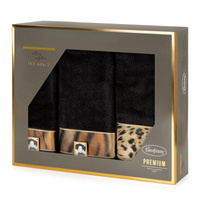 KOMPLET RĘCZNIKÓW EVA 23 46 X 36 X 7 CM CZARNY