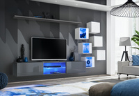 Meblościanka wisząca Switch XXI grafit/biały