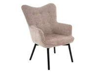 Fotel Carmen Raven ciemny beżowy