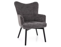 Fotel Carmen Raven szary