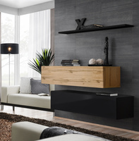 Switch zestaw szafek wiszących II wotan/czarny